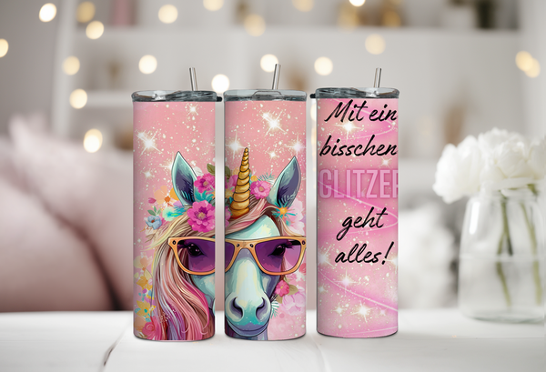 Tumbler Glitter Unicorn