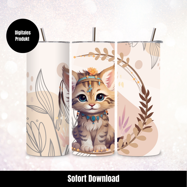 Boho Katze Digital