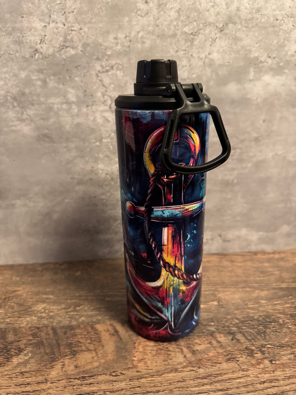 Anker Tumbler + 2 Deckel weiss