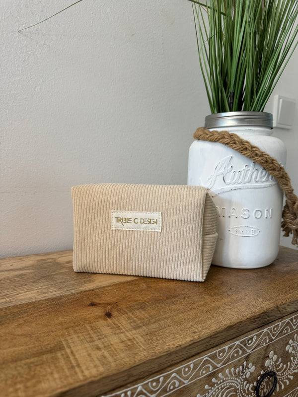 Kosmetiktasche Beige
