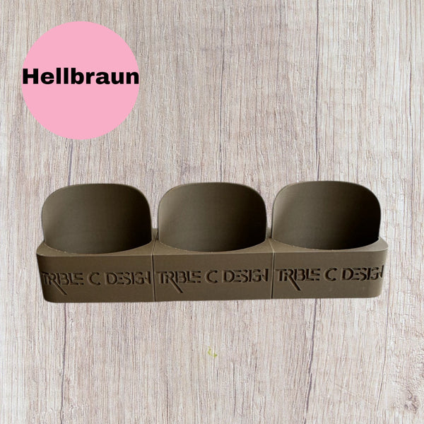 Mijuwi 3er Starterset Hellbraun