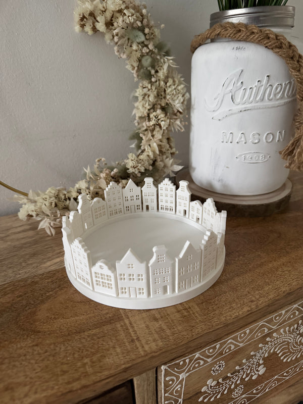 Dekoteller Grachtenhäuser