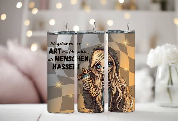 Menschen hassen Tumbler